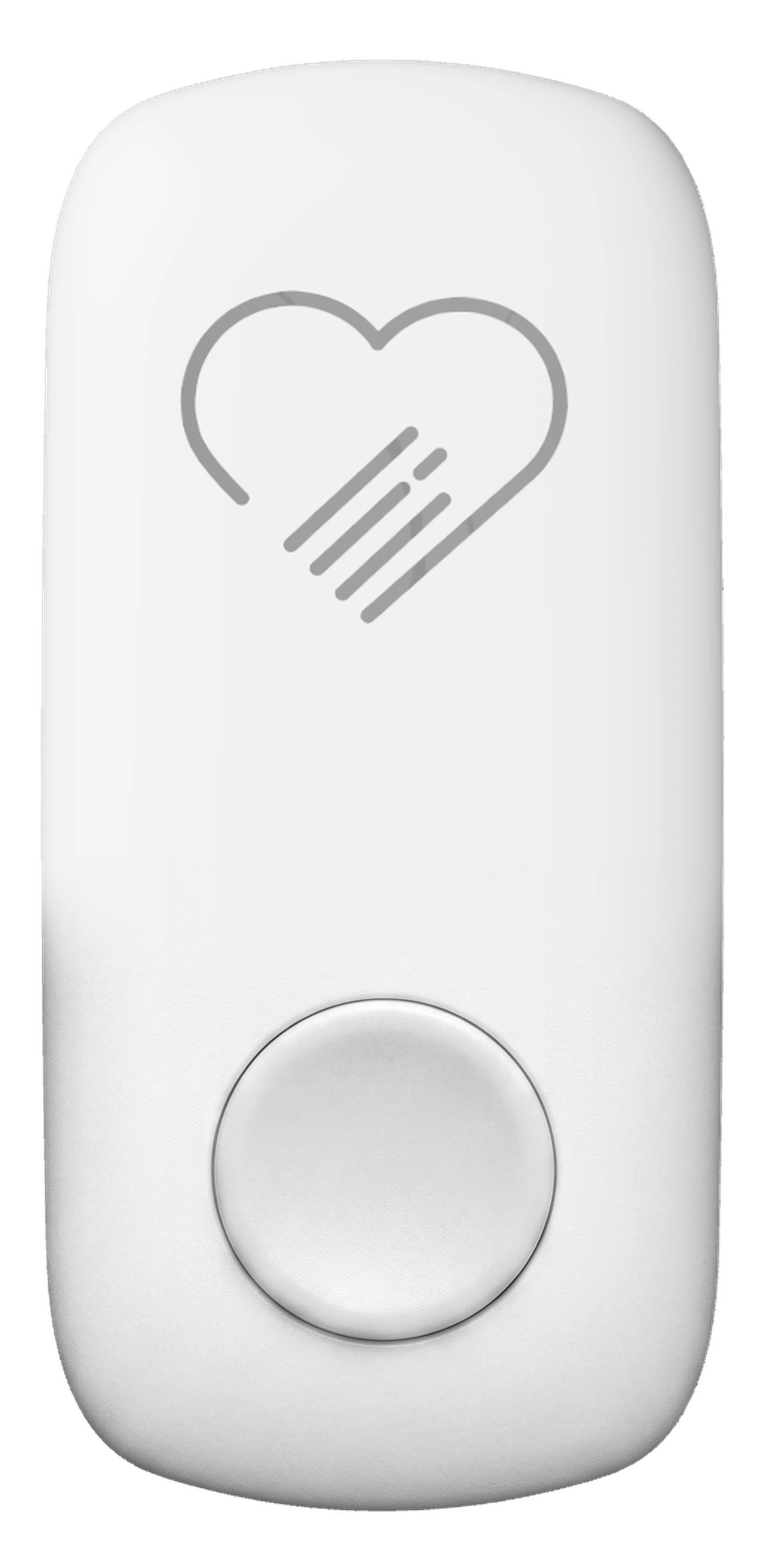 CardioTag&trade; device with red heart accent