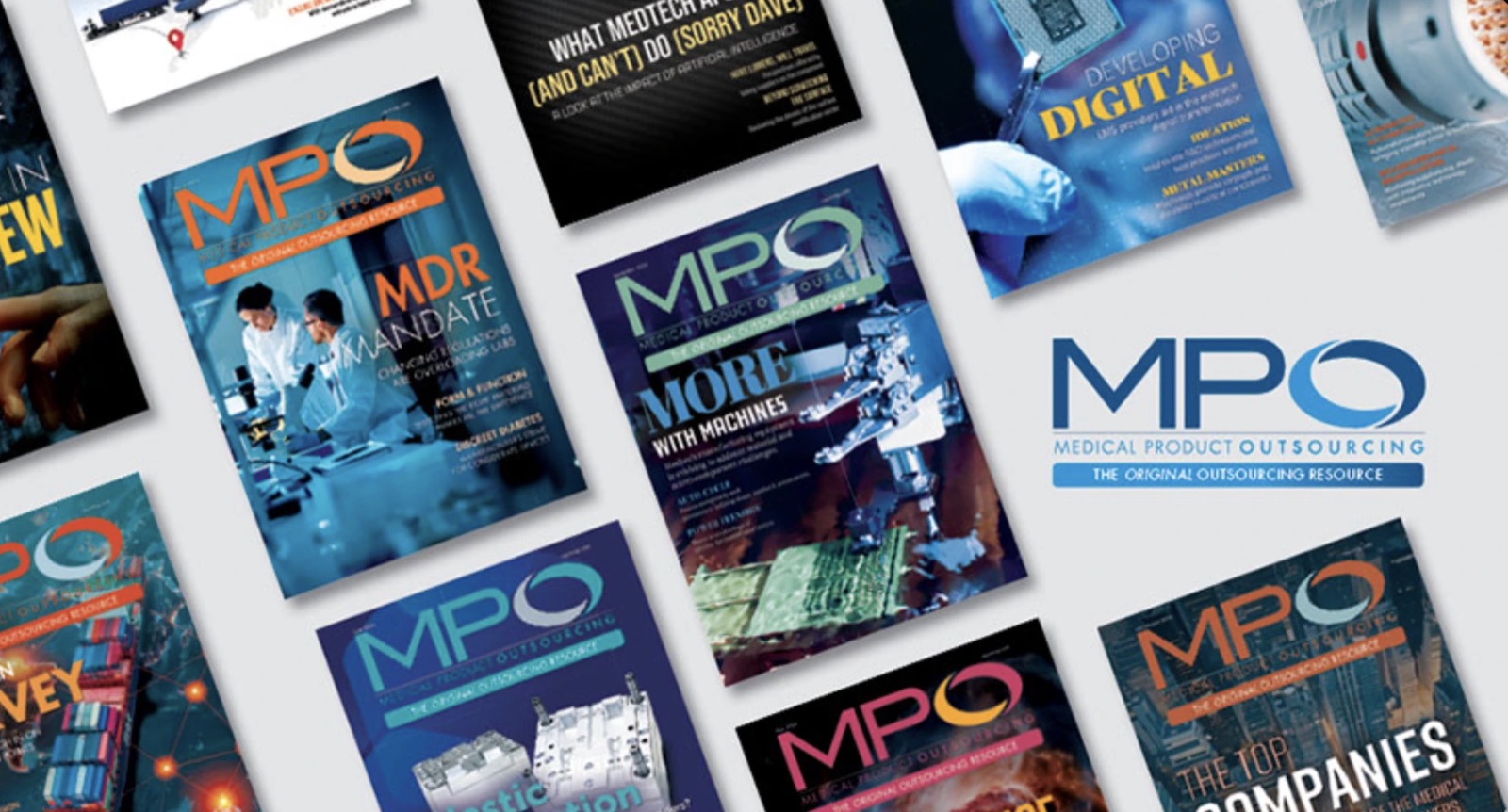 Medical Product Outsourcing magazine covers