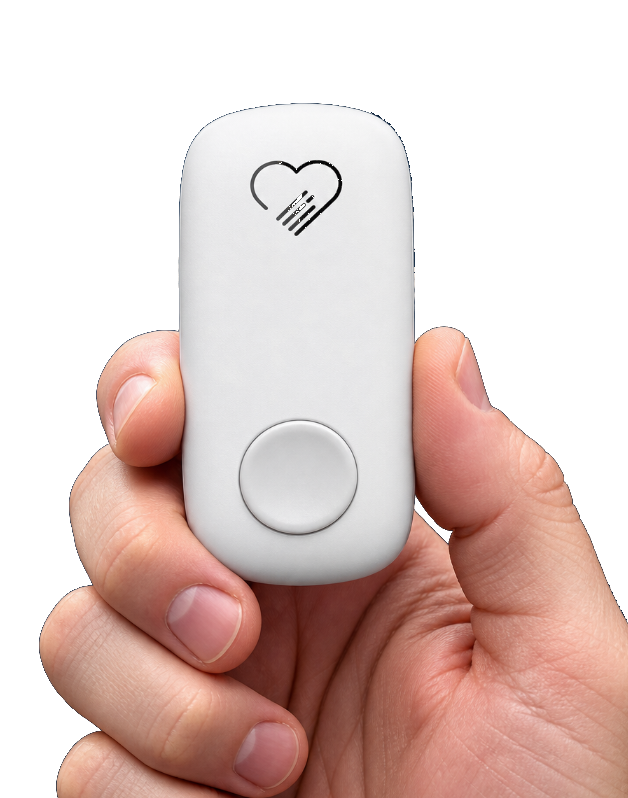 CardioTag held in hand